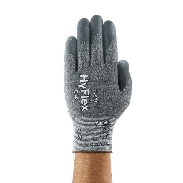 Ansell HyFlex 11-531 Ultra-Light Cut-Resistant General Purpose Gloves
