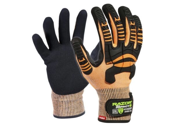 Razor Impact 5 Glove Orange - Image 2