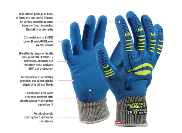 Razor Impact 5+ Glove