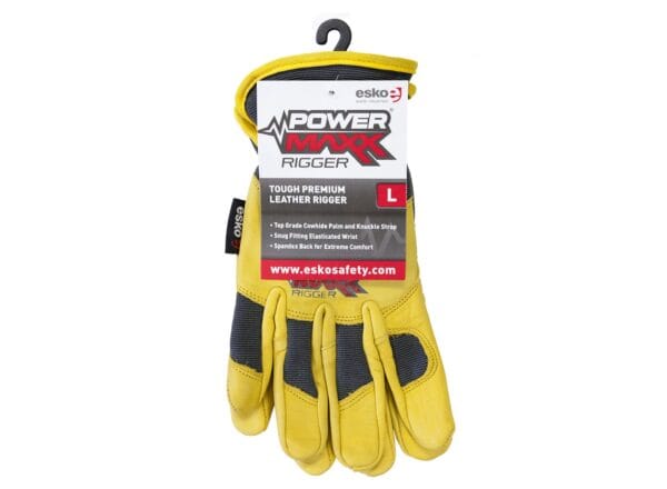 Powermaxx Rigger Leather Work Glove