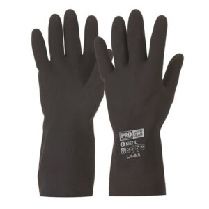 Prochem Black 30cm Neoprene Gloves