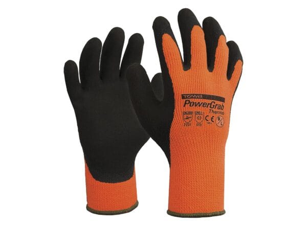 Powergrab Thermo Glove Orange - Image 2