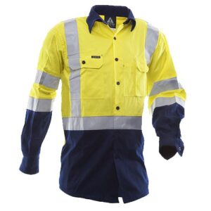Rip Stop 155gsm Cotton LS Shirt, D/N