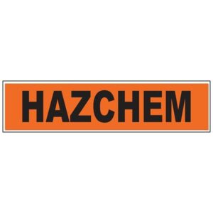 Hazchem Sign
